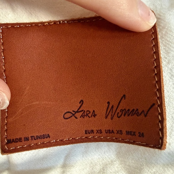 Zara Brown Leather Patch - Picture 2 of 6